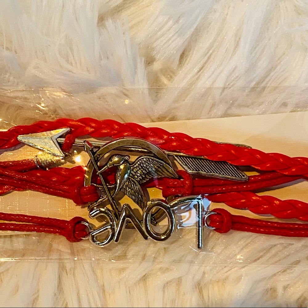 Mocking jay bracelet.